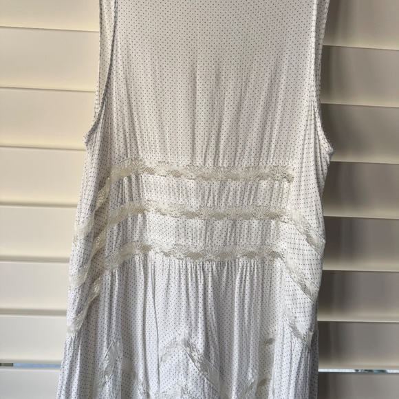 Free People Voile and Lace Trapeze Slip in White (Size M) - Picture 8 of 9